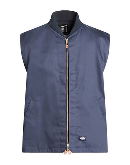 Man Vest Navy Size L Polyester, Cotton
