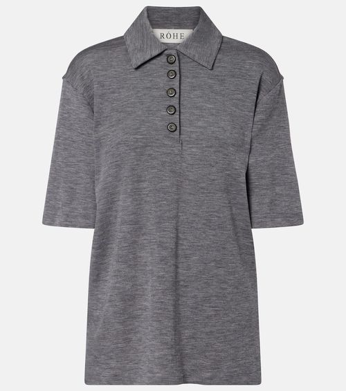 Róhe Wool polo shirt