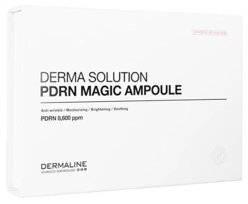 Fiale viso a doppia azione che schiariscono e riducono le rughe Dermaline Derma Solution PDRN Magic Ampoule