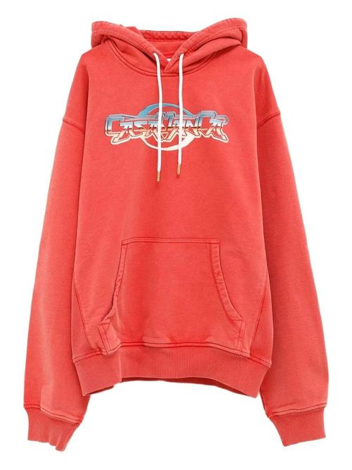 "Chrome Text" Printed Hoodie