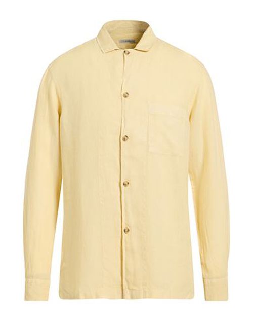 Man Shirt Pastel yellow Size 15 ½ Linen