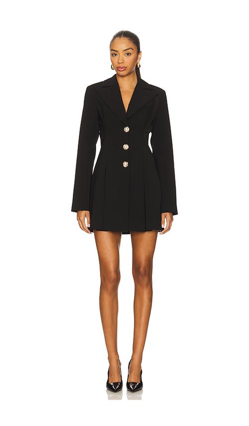 MAJORELLE Dahlia Blazer Dress in Black. - L also in XS, XXS, S