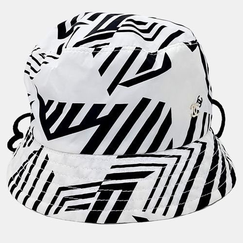 Chanel Black/White Bucket Hat
