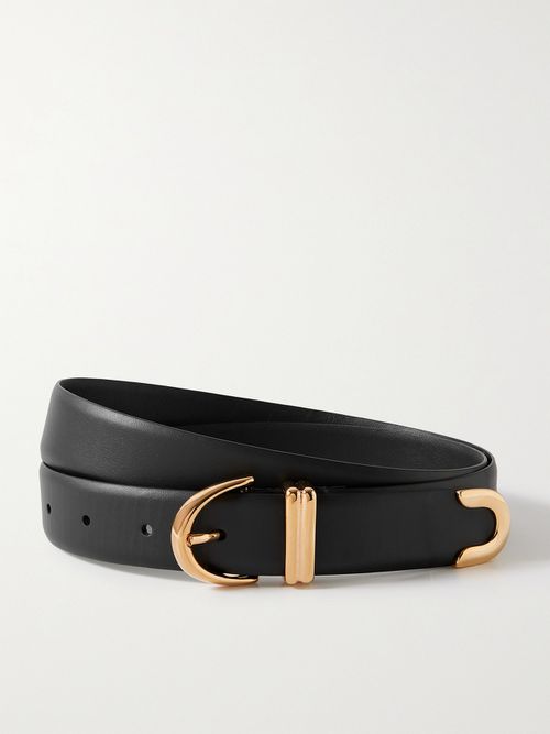 Bambi Leather Belt - Black