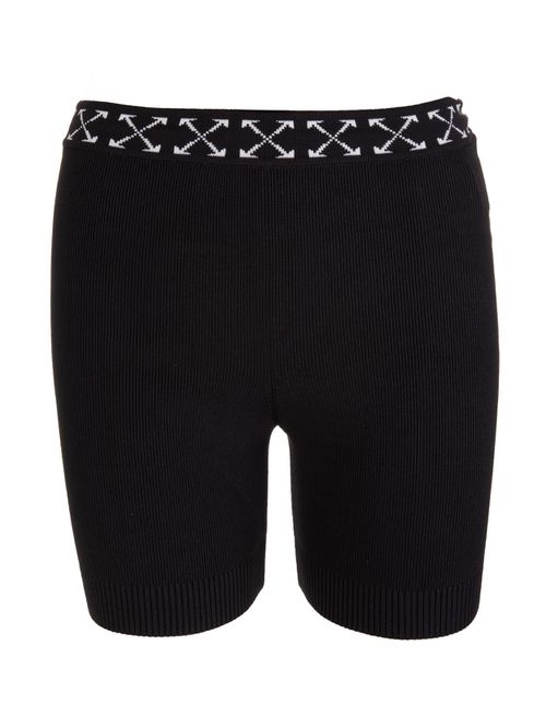 Woman Black Bold Shorts