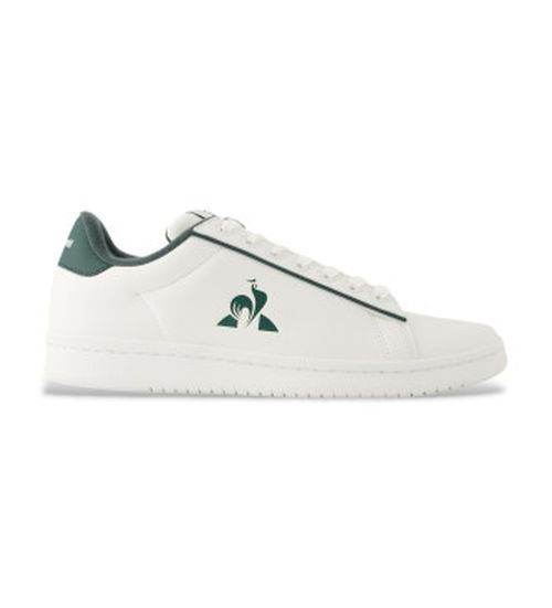 Le Coq Sportif for man. 2410487 Leather Sneakers Lcs Court Clean white (38), Flat, Laces, Casual