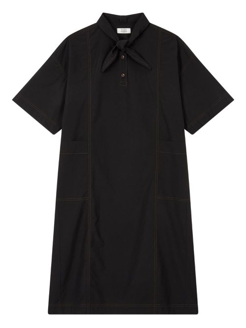 Collared dress - Black