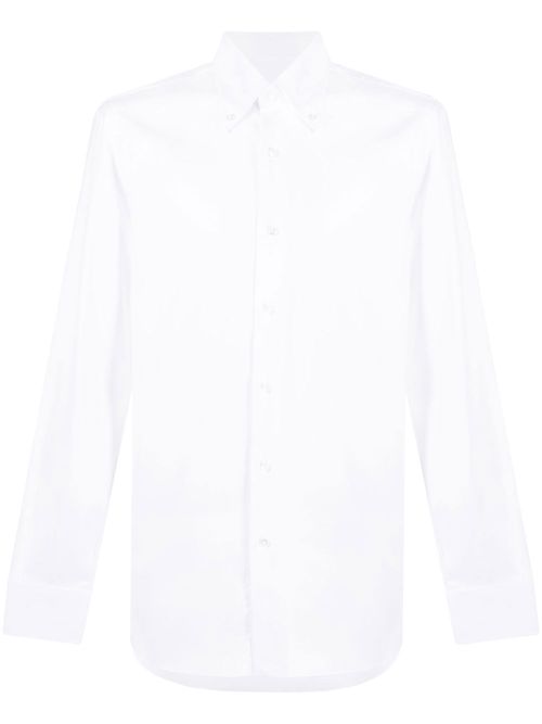 Button-up cotton shirt - White