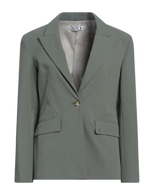 Please Woman Blazer Sage green Size XS Polyamide, Elastane