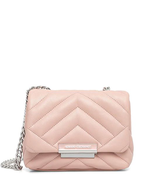 Quilted cross body bag - Pink