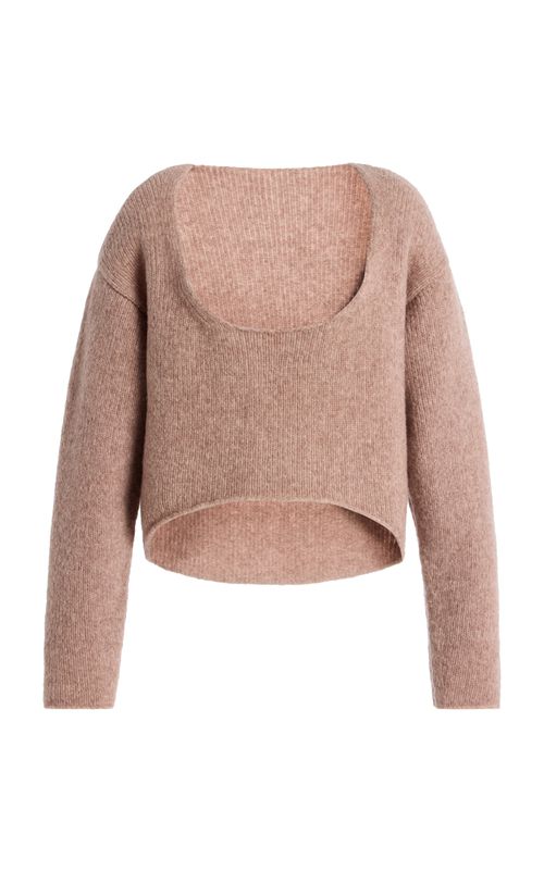 Reversible Round Wool-Blend Sweater