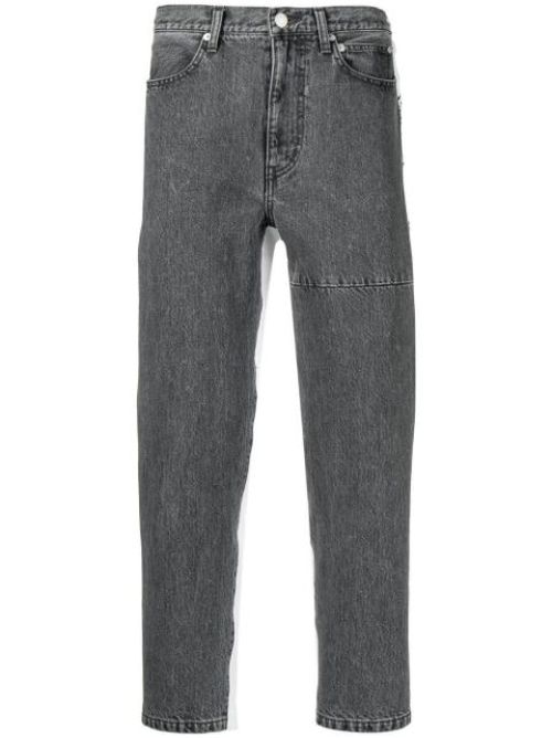 Panelled cropped trousers