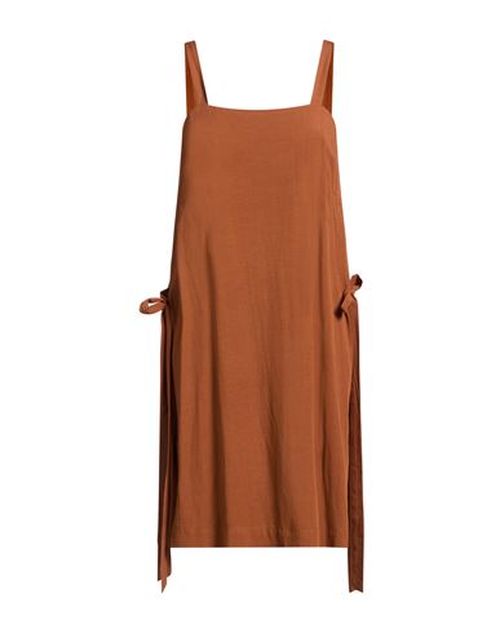 Woman Top Brown Size S Viscose, Linen