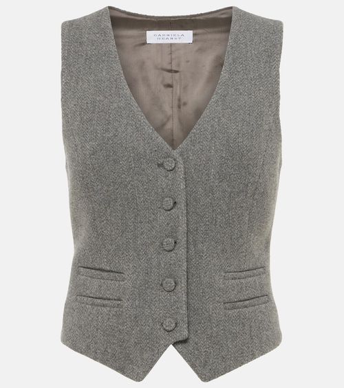 Coleridge wool and cashmere vest