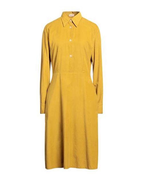Woman Midi dress Mustard