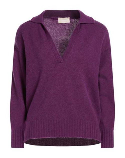 Woman Sweater Purple Size L Cashmere