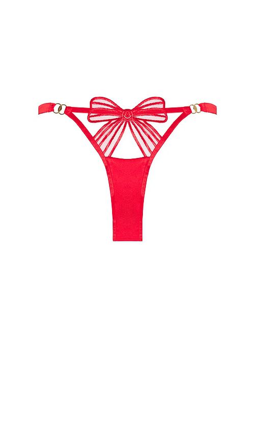 BLUEBELLA Annabel Open-back Brief in Red. - XXS also in XS, S, M, L