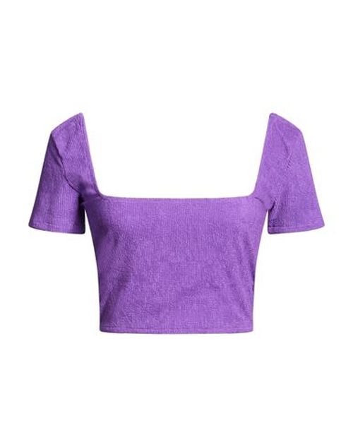 Woman Top Mauve Size M Polyester, Polyamide, Elastane