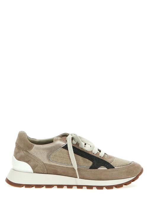-Monile Sneakers Beige-Donna