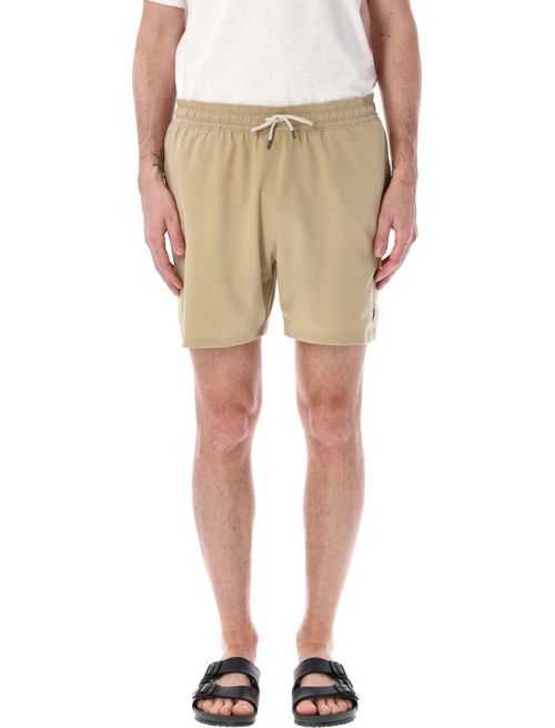 Beige Classic Swim Shorts