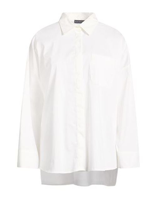 Woman Shirt Off white Size 6 Cotton, Polyamide, Elastane