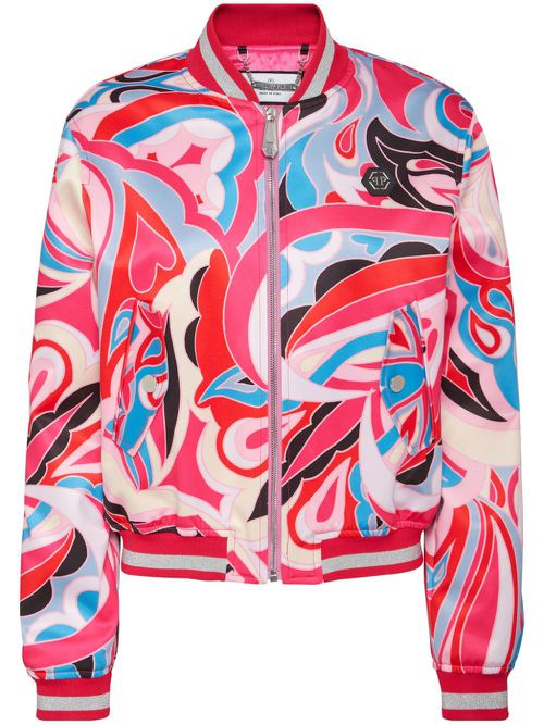 Colorful Circus bomber jacket - Pink