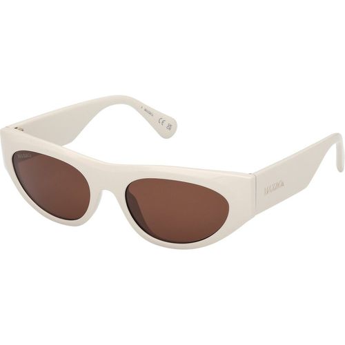 MAX&Co Mujer MAX&Co MO0147 25E Gafas de sol Inyectado Marfil Marrón Cat Eye Norma