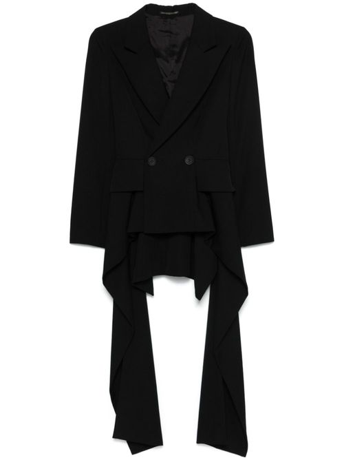 Draped blazer - Black