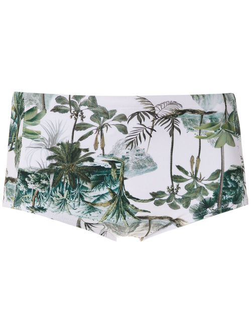 Parati printed trunks - White
