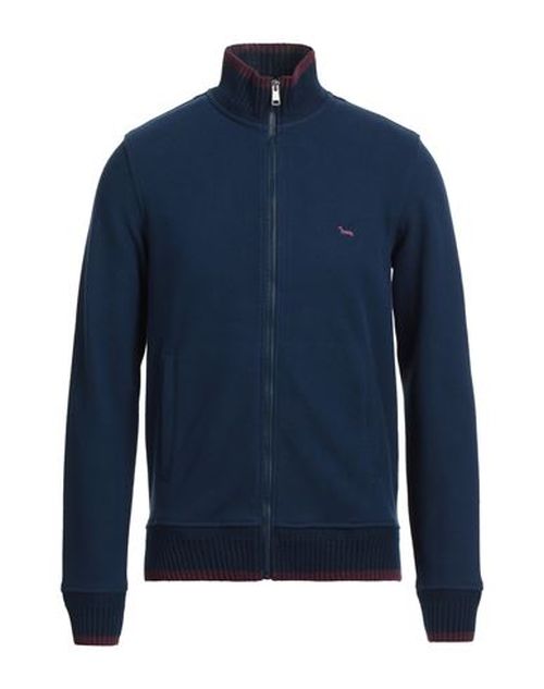 Man Sweatshirt Midnight blue Size M Cotton, Polyester