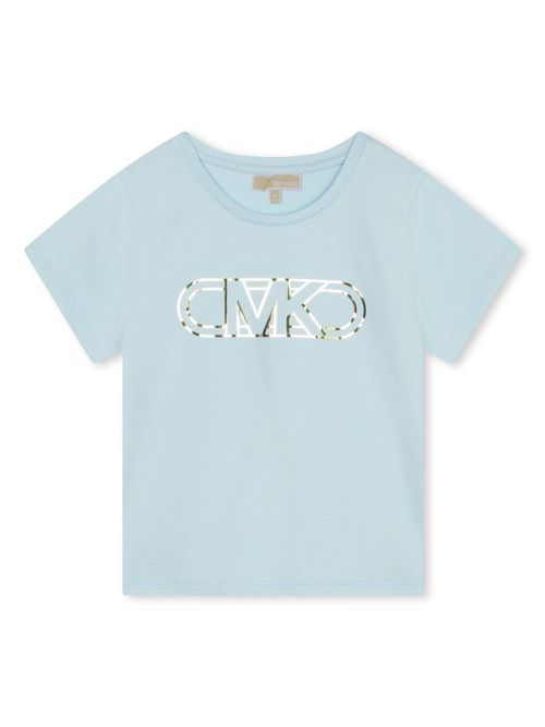 Logo-print cotton T-shirt - Blue