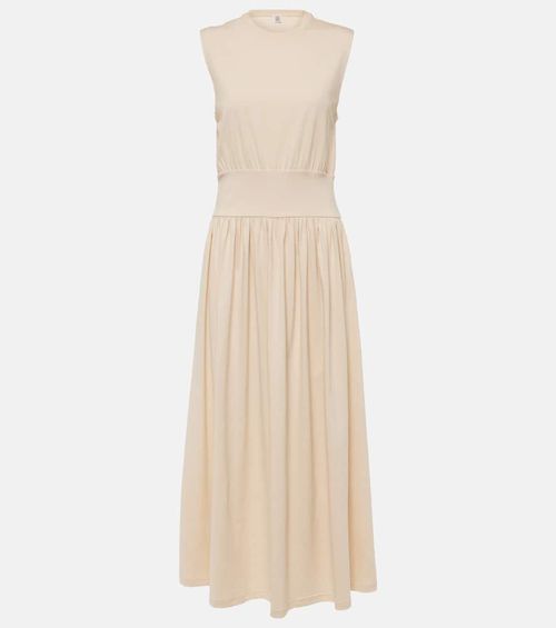 Toteme Tie-detail midi dress