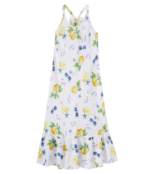 Printed cotton dress