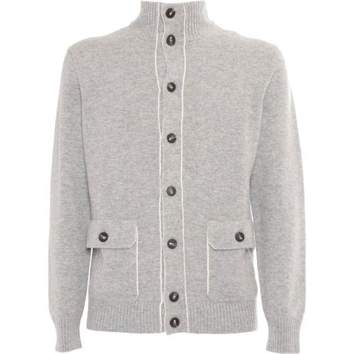 Kangra Cashmere Giubbotto C/Bottoni Rasato Calato Con Tasche