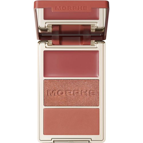 Morphe Cheek Thrills Multi-Finish Face Trio Various Shades - PRIVATE ISLAND
