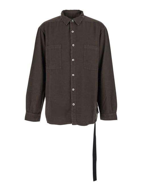 Dark Brown Solid Shirt