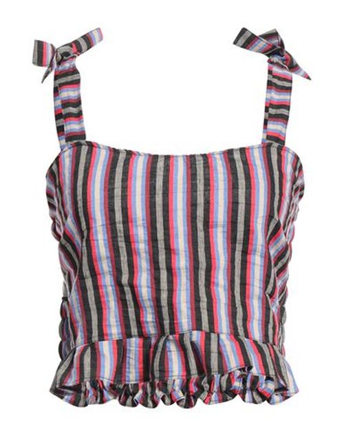 Woman Top Red Size S Polyester, Cotton, Linen