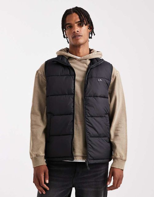 Puffer vest in black