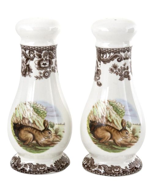 Spode Woodland Rabbit Salt & Pepper Set