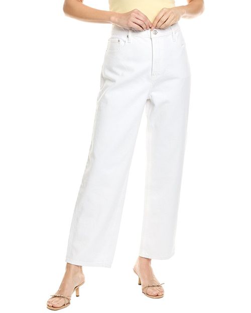 FRAME Denim The Slouchy White Straight Jean