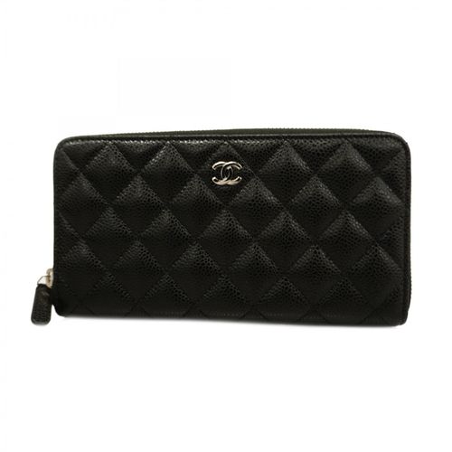 Caviar Leather Long Wallet (Bi-Fold) (Pre-Owned)