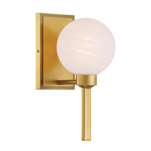 Legacy Brass Bathroom Vanity Light from the Mooncrest Collection