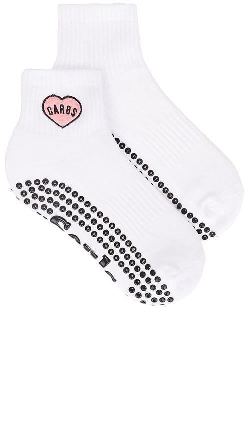 Souls. Carbs Grip Socks in White. -  S/M also in