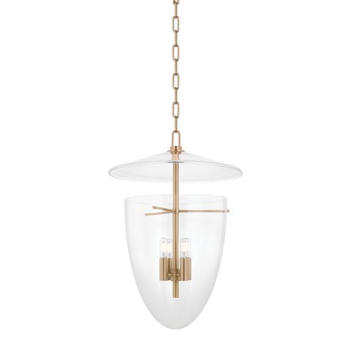 Patina Brass Lantern from the Tully Collection