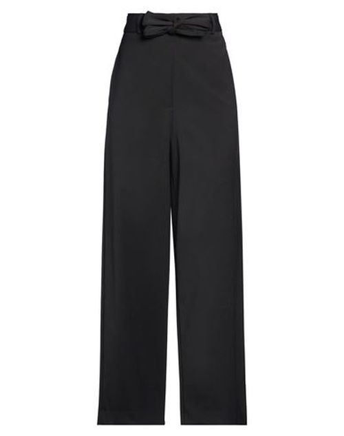 Woman Pants Black Size 2 Polyester, Virgin Wool, Elastane