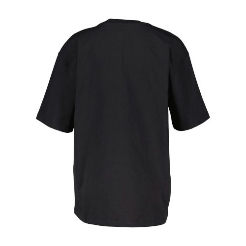 Relaxed Fit Cotton T-Shirt — Black