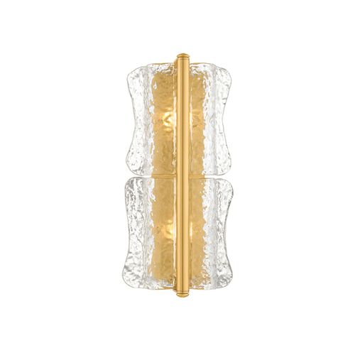 Aged Brass Wall Sconce from the Fosterdale Collection