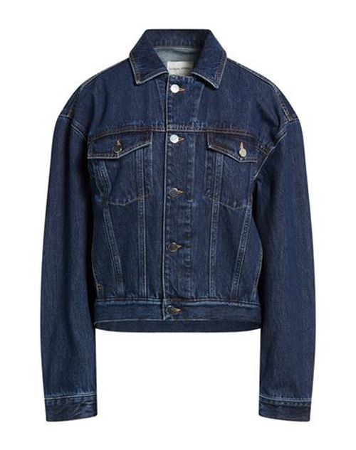 Woman Denim outerwear Blue Size L Organic cotton