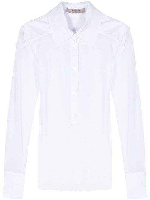 Mesh blouse - White