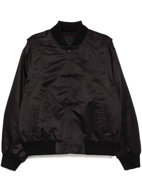 Retro loose down coat - Black